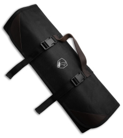 Condor Carry Machete Roll Black Canvas - Inner Brown Leather 