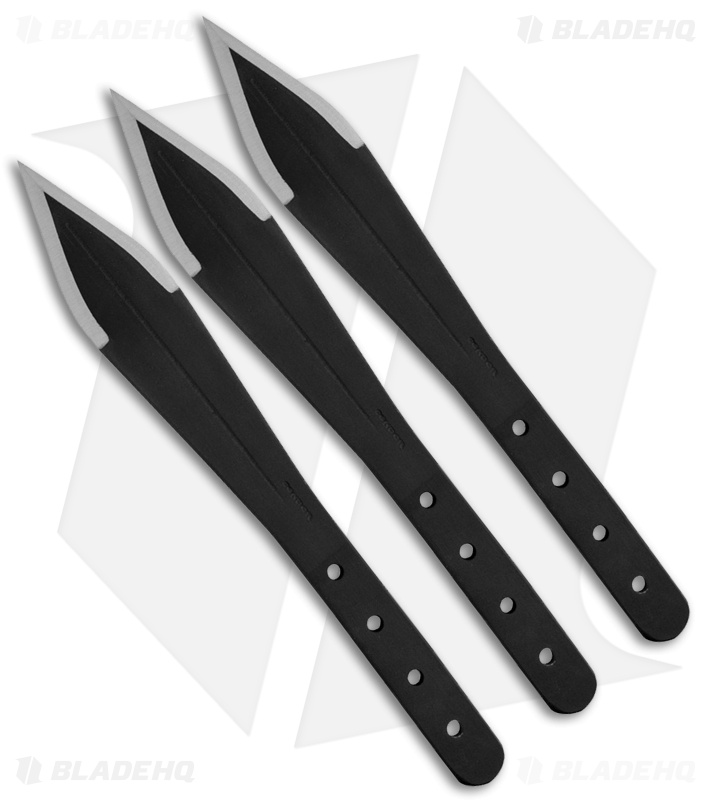 Condor Dismissal 12" Throwing Knife Set - Black/Nylon