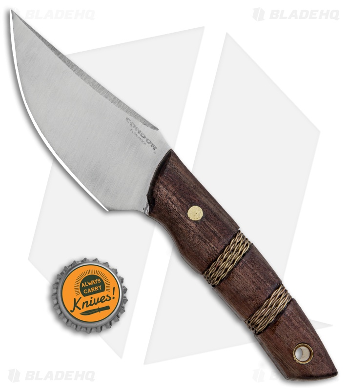 Condor Headstrong Knife Fixed Blade Walnut (3.38" Satin) CTK2813-4.0HC