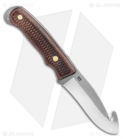 Condor Jackal Gut Hook Skinner Fixed Blade Knife Wood (3.1" Satin 440C)