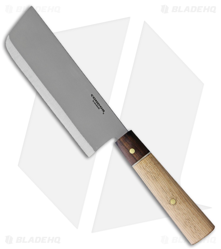 Condor Kondoru Kitchen Nakkiri Knife Walnut/Hickory (7" Bead Blast)