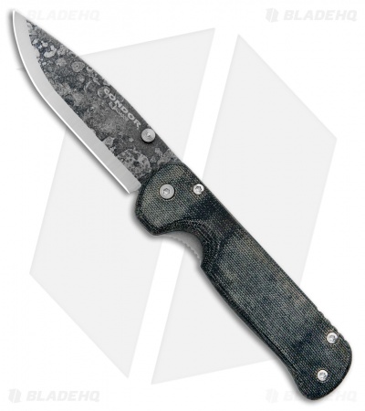 Condor Krakatoa Frame Lock Knife Black Micarta (3.5" Natural) CTK3937-4.27HC