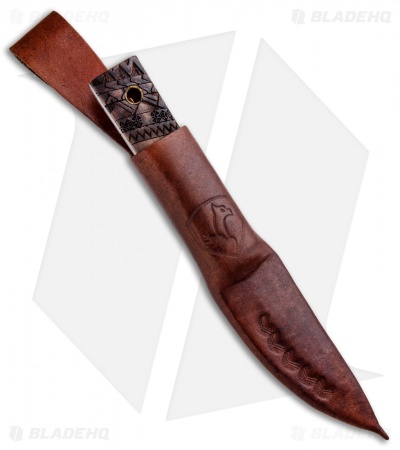Condor Mini Indigenous Puukko Knife Fixed Blade Walnut (3.2" Natural)  