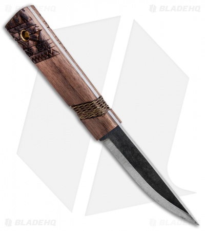 Condor Mini Indigenous Puukko Knife Fixed Blade Walnut (3.2" Natural)  