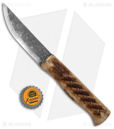 Condor Norse Dragon Knife  Fixed Blade Hickory Wood (3.9" Natural)