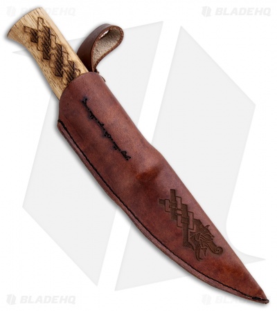 Condor Norse Dragon Knife  Fixed Blade Hickory Wood (3.9" Natural)