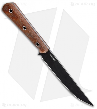 Condor Skirmish Knife Fixed Blade Tan Micarta (5.6" Black) CTK1815-5.6