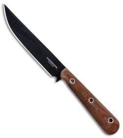 Condor Skirmish Knife Fixed Blade Tan Micarta (5.6" Black) CTK1815-5.6