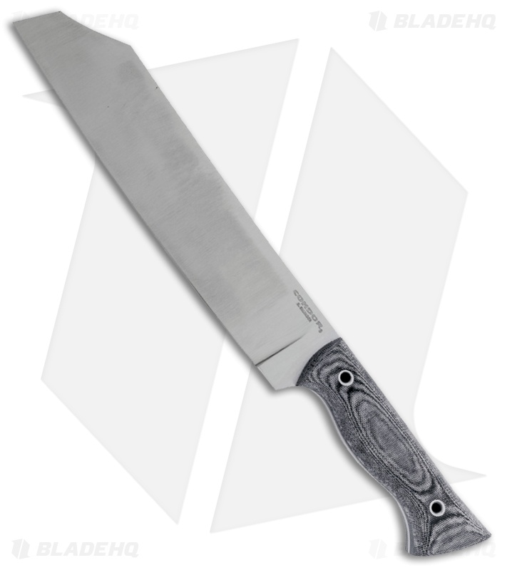 Condor Woodbuster Chopper Fixed Blade Knife Black Micarta (9.8" Satin)