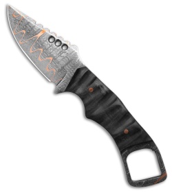 Crimson Knives RPM Iron Wolf Fixed Blade Knife Fury (3" Damascus)