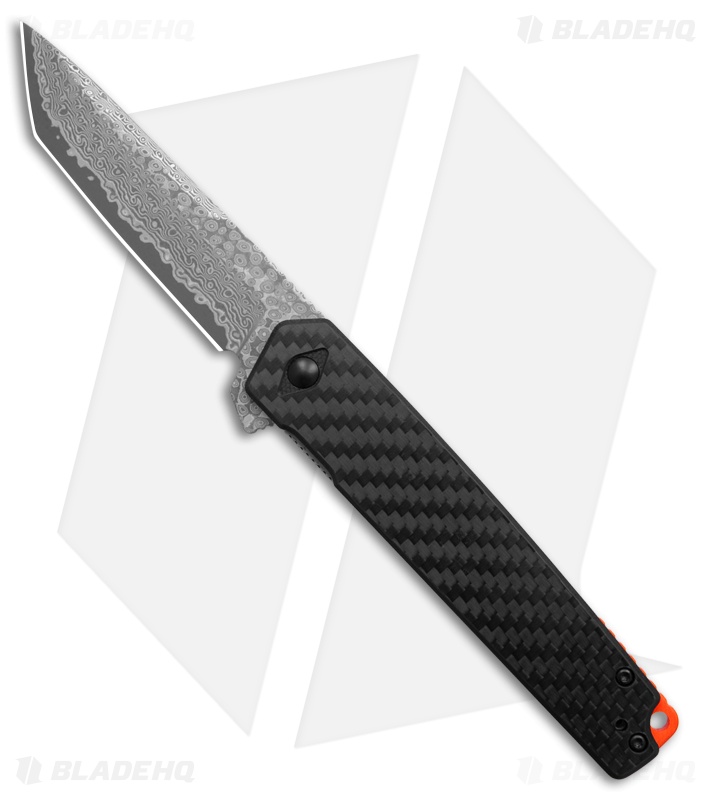 Critical Strike L507 Liner Lock Knife Laminate CF (3.5" Damascus)