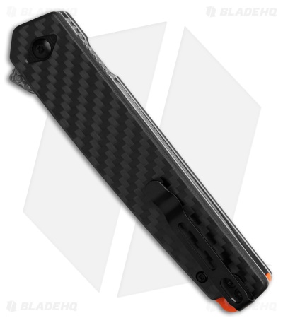 Critical Strike L507 Liner Lock Knife Laminate CF (3.5" Damascus)