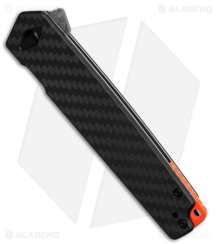 Critical Strike L507 Liner Lock Knife Laminate CF (3.5" Damascus)
