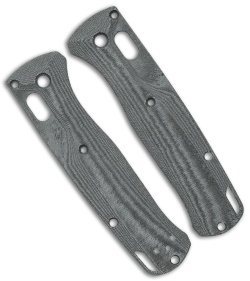 Flytanium Custom Crossfade Micarta Scales for Benchmade Bugout - Black Linen