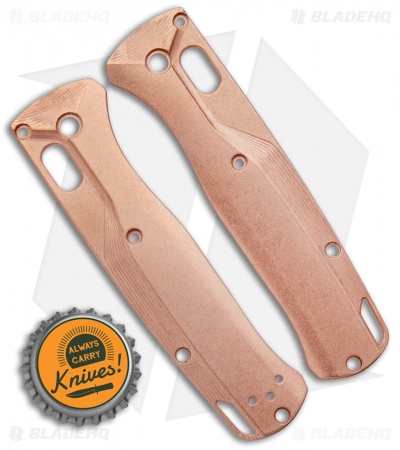 Flytanium Custom Crossfade Copper Scales for Benchmade Bugout - Stonewash