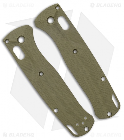 Flytanium Custom Crossfade G-10 Scales for Benchmade Bugout - OD Green