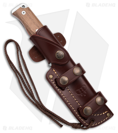 Cudeman MT5 Fixed Blade Knife Walnut Wood Satin
