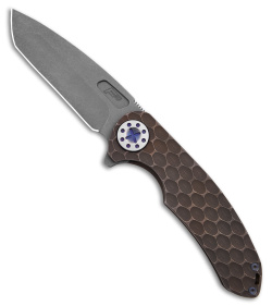 Curtiss Custom Knives F3 Large Frame Lock Knife SPF Ti/Bronze (3.8" SW)