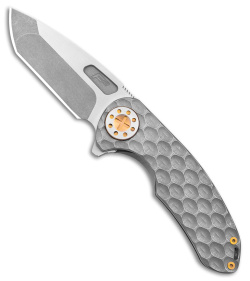 Curtiss Custom Knives F3 Medium Frame Lock Knife SPF Ti/Gold (3.25" Two Tone) 