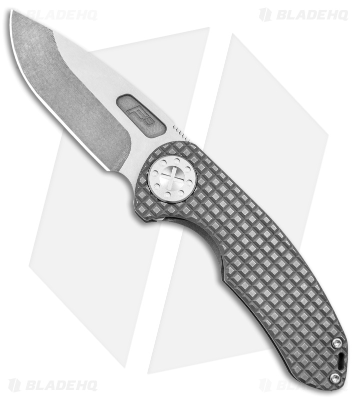Curtiss Custom F3 Medium Slim Frame Lock Knife Frag Titanium (3.15" TT MagnaCut)