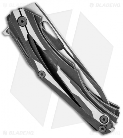 Custom Knife Factory DCPT-1  Limited Black Titanium (4" Satin/Blackwash) CKF028