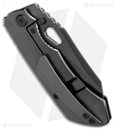 Custom Knife Factory Rotten EVO 3.0 Frame Lock Knife Black (4" Black DLC)