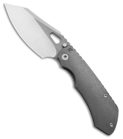 Custom Knife Factory Rotten EVO 3.0 Frame Lock Knife Gray (4" Stonewash)