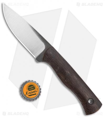Cypress Creek Knives Belt Knife Fixed Blade Crosscut Micarta (3.75" Satin O1) 