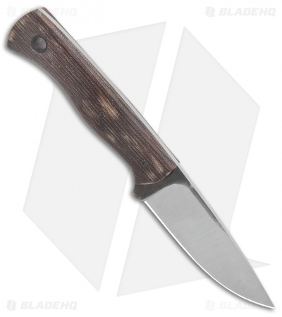 Cypress Creek Knives Belt Knife Fixed Blade Crosscut Micarta (3.75" Satin O1) 