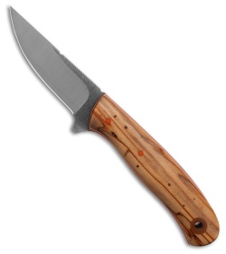 Cypress Creek Cottontail MagnaCut Fixed Blade Knife Sweet Gum Wood (3.25" Sat)