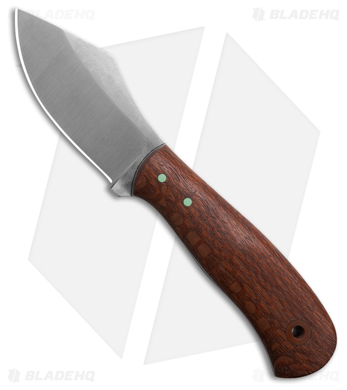 Cypress Creek Knives Snubnose Fixed Blade Knife Leopardwood (3" Satin)