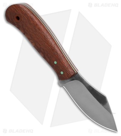 Cypress Creek Knives Snubnose Fixed Blade Knife Leopardwood (3" Satin)