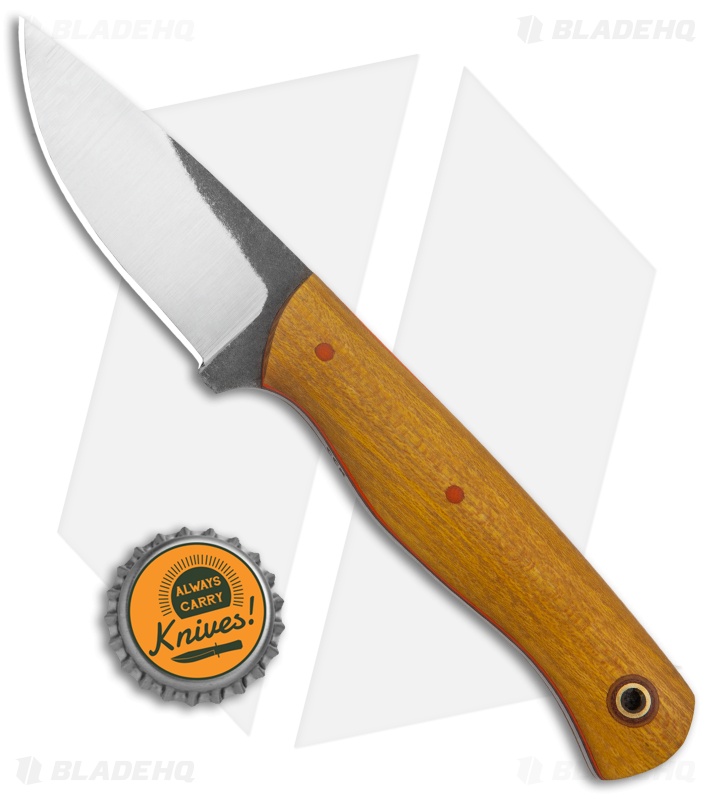 Cypress Creek Knives Woodthrush Fixed Blade Knife Osage Wood (2.9" Satin S35VN) 