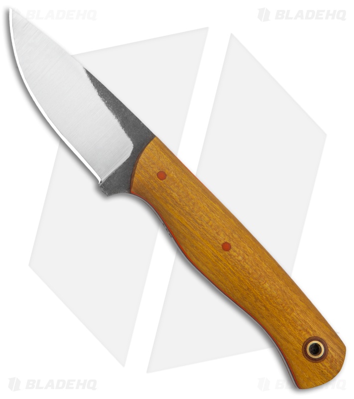 Cypress Creek Knives Woodthrush Fixed Blade Knife Osage Wood (2.9" Satin S35VN) 
