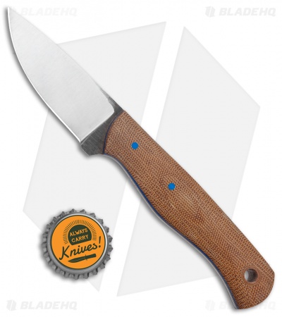 Cypress Creek Knives Woodthrush Fixed Blade Knife Natural Micarta (2.9" Satin) 