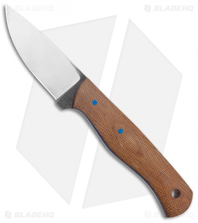 Cypress Creek Knives Woodthrush Fixed Blade Knife Natural Micarta (2.9" Satin) 