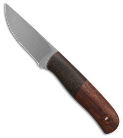 Cypress Creek Knives Laborer Fixed Blade Knife Green Micarta/Wood (2.9" Satin)