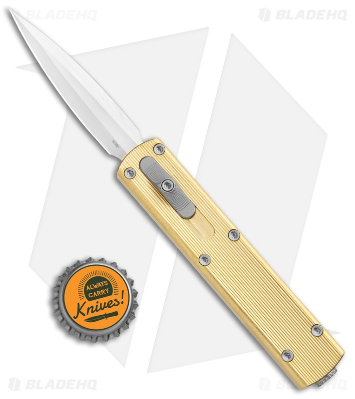 D Rocket Design Zulu Spear - D/A OTF Automatic Knife | Bronze-Aluminum