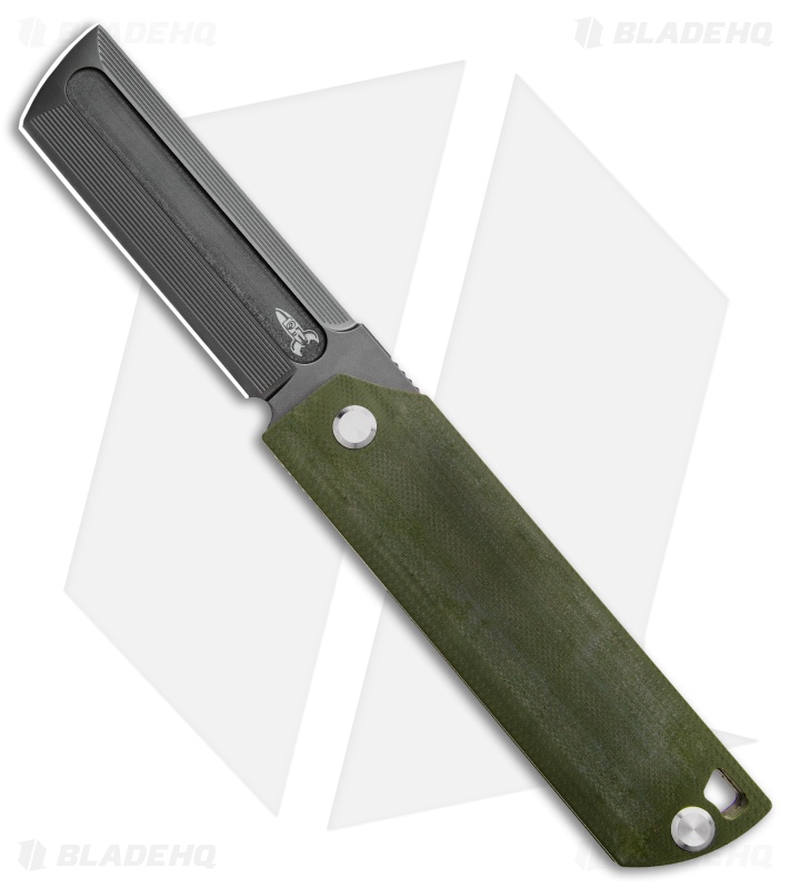 D Rocket Designs MaximX Liner Lock Knife | Green G-10 (3.25