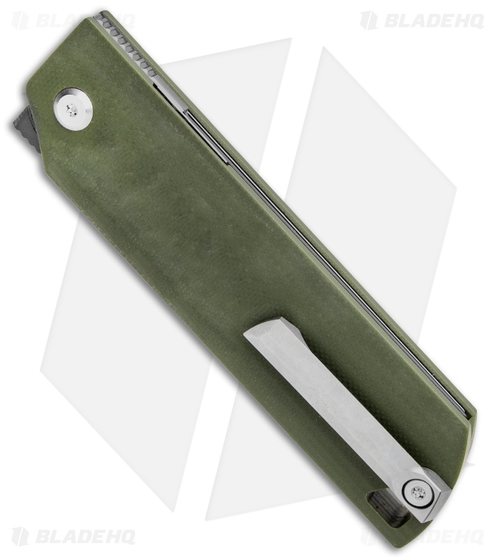 D Rocket Designs MaximX Liner Lock Knife | Green G-10 (3.25