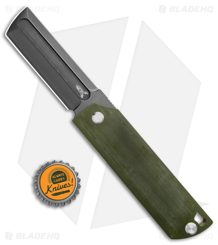 D Rocket Designs MaximX Liner Lock Knife | Green G-10 (3.25