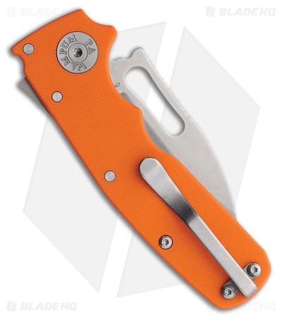 Demko Shark Cub Slicer Shark Lock Knife Orange G-10 (2.75" SW 20CV)