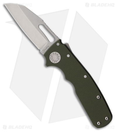 Demko Shark Cub Shark Foot Shark Lock Knife OD Green G-10 (2.75" SW 20CV)