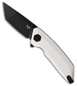 Damned Designs Chimera Liner Lock Knife White G-10 (3.4" Black)