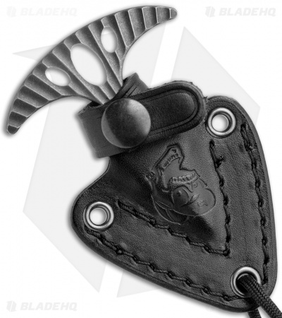 DPx Gear Hit Push Dagger Assault Stonewash Titanium (1.5" M390)
