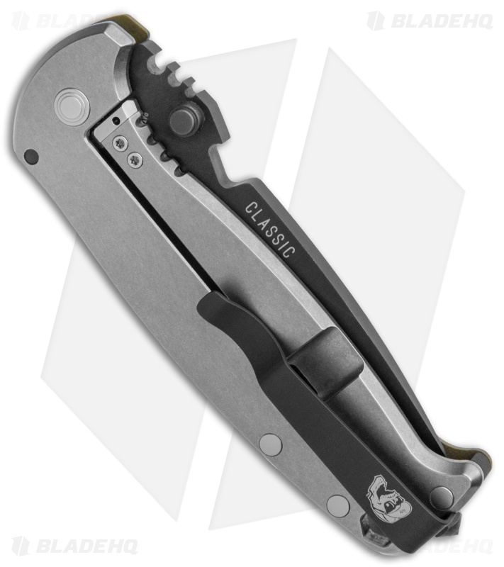 DPx HEST Classic Frame Lock Knife OD Green G-10 Titanium