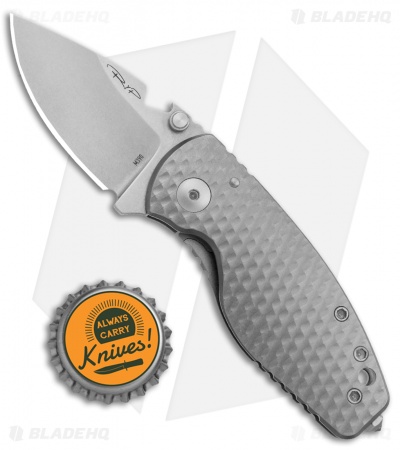 DPx HEAT/F Frame Lock Knife 3D Titanium Decade (2.375" Stonewash)