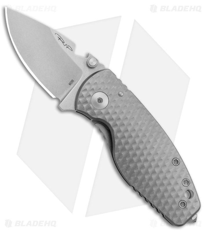 DPx HEAT/F Frame Lock Knife 3D Titanium Decade (2.375" Stonewash)