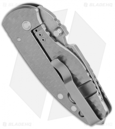 DPx HEAT/F Frame Lock Knife 3D Titanium Decade (2.375" Stonewash)