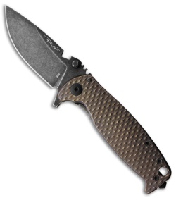 DPx Gear Hest/F Leggaro Frame Lock Knife Titanium Bronze (3.1" Black) 